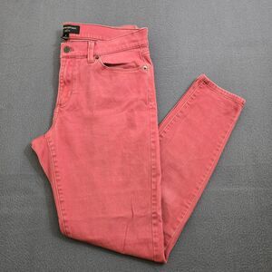 Banana Republic Women 4 Pink Mid Rise Skinny Fit Jean